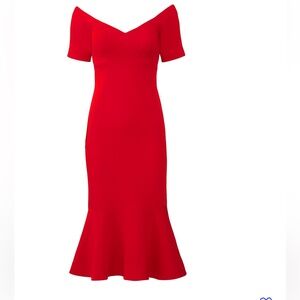 Elegant Red Women's Dress